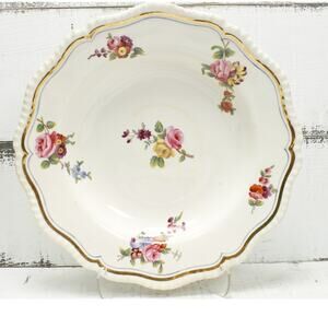 Antique English Dinnerware Serving Bowls Floral